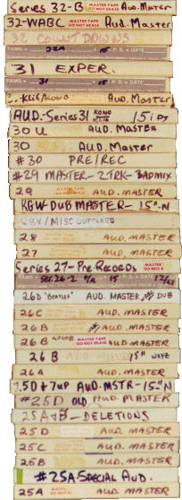 Original master tapes
